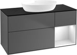 Villeroy & Boch Finion Waschtischunterschrank FA72GFGF 1200 mm Glossy White Lacquer mit LED-Beleuchtung