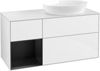 weiß / Mitteldichte Faserplatte (MDF) / GA41P D 1200x603x501mm Glossy White