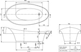 Villeroy & Boch Aveo Whirlpool CC Quaryl 1900x950mm Oval Weiß Alpin mit 28 Düsen