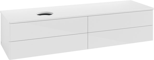 Villeroy & Boch Waschbeckenunterschrank Antao K26050 1600 mm Glossy White Lacquer mit 4 Auszügen