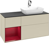 Villeroy & Boch Finion Waschtischunterschrank 1200 mm Glossy White Lacquer mit LED-Beleuchtung