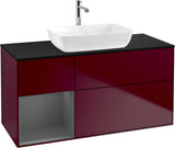 Villeroy & Boch Finion Waschtischunterschrank 1200 mm Glossy White Lacquer mit Beleuchtung