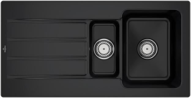 Villeroy & Boch Einbauspüle Architectura 60 XR 1000x510mm Ebony CeramicPlus