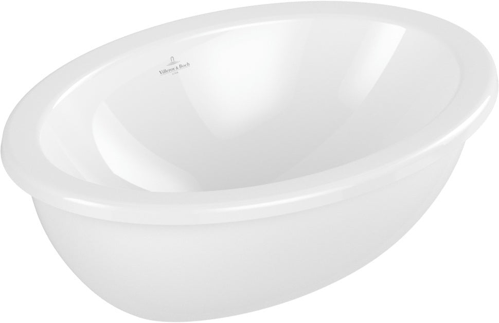 Villeroy & Boch Loop & Friends Einbauwaschbecken 505x360mm Oval Weiß Alpin