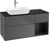 Villeroy & Boch Finion Waschtischunterschrank 1200 mm Glossy White mit Beleuchtung und SoftClosing
