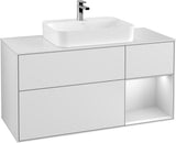 Villeroy & Boch Waschtischunterschrank Finion F421G 1200 mm Glossy White Lacquer