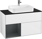 weiß / Mitteldichte Faserplatte (MDF) / G362H G 1000x603x501mm Glossy White