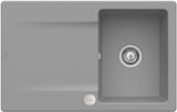 Villeroy & Boch Einbauspüle Siluet 45 Ebony CeramicPlus 800x510mm reversibel