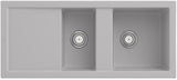 Villeroy & Boch Spüle SUBWAY 80 snow white 1160x510mm CeramicPlus Doppelbecken reversibel