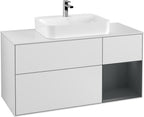 weiß / Mitteldichte Faserplatte (MDF) / F421H G 1200x603x501mm White Matt