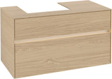 Villeroy & Boch Waschtischunterschrank Collaro C014 B0 1000 mm Nordic Oak mit Beleuchtung