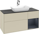 Villeroy & Boch Finion Waschbeckenunterschrank 1200 mm Glossy White Lacquer mit Beleuchtung