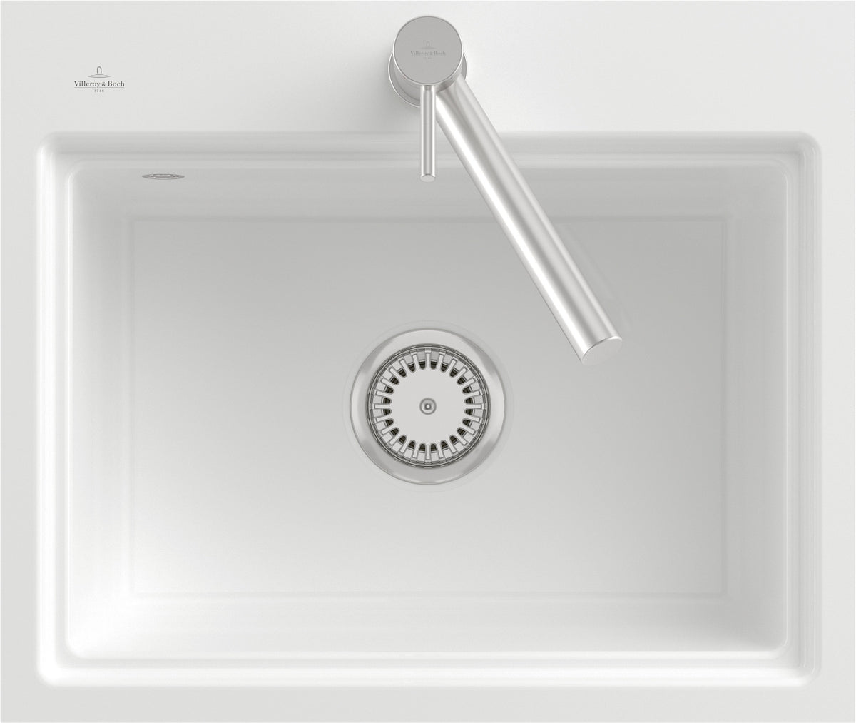 Villeroy & Boch Einbauspüle Subway Style 60 S Almond CeramicPlus 600x510mm