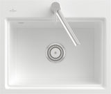 Villeroy & Boch Einbauspüle Subway Style 50 S Stone White CeramicPlus 500x510mm