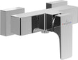 Villeroy & Boch Architectura Square Einhebel-Duscharmatur eckig Chrom Wandmontage