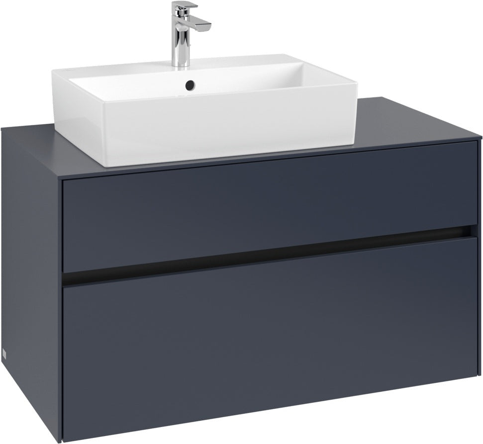 Villeroy & Boch Waschtischunterschrank Collaro C126 B0 1000 mm White Oak mit Beleuchtung
