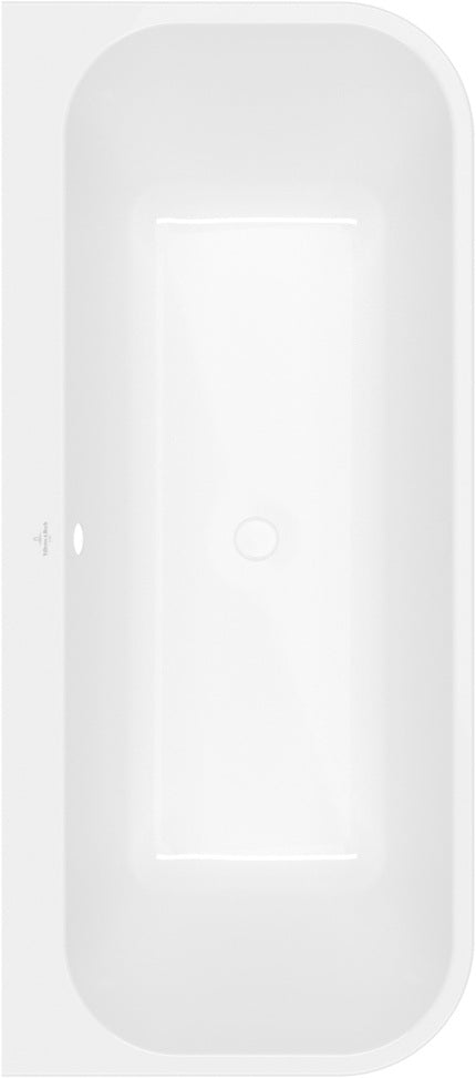 Villeroy & Boch Architectura Airpool Entry Whirlpool 1800x800 mm Weiß Alpin – 2 Personen, 10 Luftdüsen