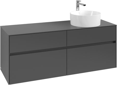 Villeroy & Boch Waschtischunterschrank Collaro C047 B0 1400 mm White Oak mit Beleuchtung