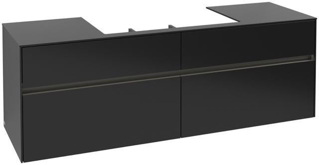 Villeroy & Boch Collaro Waschtischunterschrank 1600 mm mit LED-Beleuchtung und 4 Auszügen