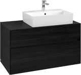 Villeroy & Boch Waschbeckenunterschrank Collaro C127 Black Oak 1000 mm mit SoftClosing