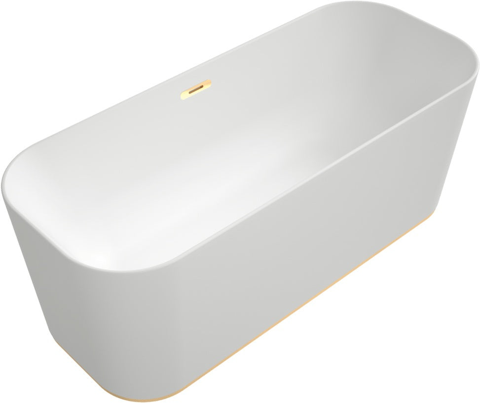 Villeroy & Boch Finion Freistehende Badewanne 1700x700mm Quaryl Stone White