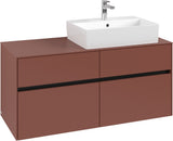 Villeroy & Boch Waschtischunterschrank Collaro C130 B0 1200 mm White Oak mit Beleuchtung