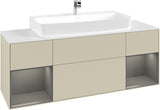 Villeroy & Boch Finion Waschtischunterschrank 1600 mm Glossy White Lacquer mit Beleuchtung
