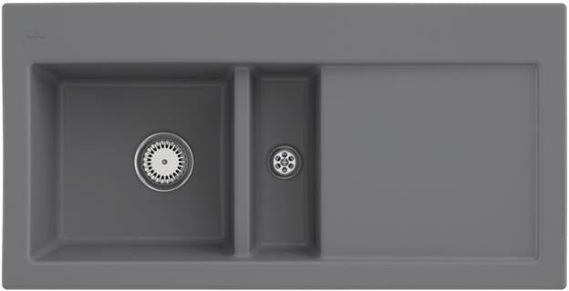 Villeroy & Boch Einbauspüle Subway 60 Ebony CeramicPlus 1000x510mm Keramik