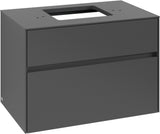 Villeroy & Boch Waschbeckenunterschrank Collaro C124 B0 800 mm White Oak mit Beleuchtung