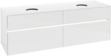 Villeroy & Boch Collaro Waschtischunterschrank 1600 mm Truffle Grey mit LED-Beleuchtung