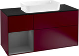 Villeroy & Boch Finion Waschtischunterschrank 1200 mm Glossy White Lacquer mit LED-Beleuchtung