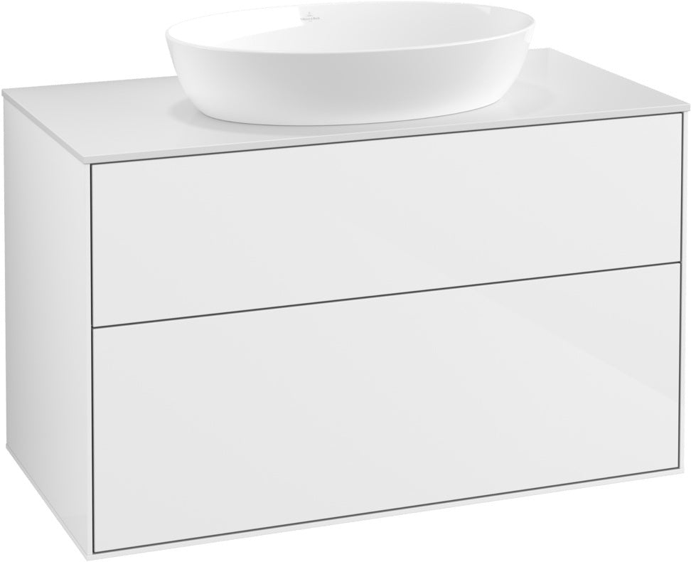 Villeroy & Boch Finion Waschtischunterschrank FA0200 1000 mm Glossy White Lacquer