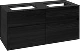 Villeroy & Boch Waschtischunterschrank Collaro C115 B0 1200 mm Black Oak mit Beleuchtung und SoftClosing