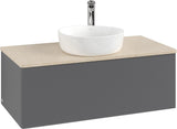 Villeroy & Boch Antao Waschtischunterschrank K31153 1000 mm Anthracite Matt Lackiert