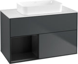 Villeroy & Boch Finion Waschtischunterschrank 1000 mm Glossy White Lacquer – mit LED-Beleuchtung & SoftClosing