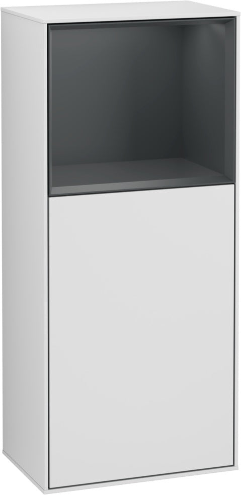 Villeroy & Boch Finion Seitenschrank G510GF, 418 mm, Glossy White Lacquer, mit Beleuchtung