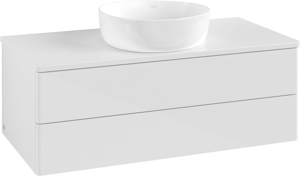 Villeroy & Boch Antao Waschtischunterschrank 1000 mm Glossy White mit LED-Beleuchtung