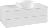 Villeroy & Boch Antao Waschtischunterschrank 1000 mm Glossy White mit LED-Beleuchtung