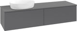 Villeroy & Boch Antao Waschtischunterschrank 1600 mm Anthrazit Matt mit LED-Auszugsbeleuchtung