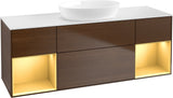 Villeroy & Boch Finion Waschtischunterschrank GD01GF 1600 mm Glossy White Lacquer mit Beleuchtung