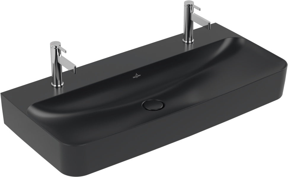 Villeroy & Boch Wandwaschbecken Finion 41681L 1000 mm Rechteck Weiß Alpin CeramicPlus