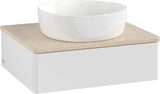 Villeroy & Boch Waschbeckenunterschrank Antao 600 mm Glossy White Lacquer mit Auszugsbeleuchtung