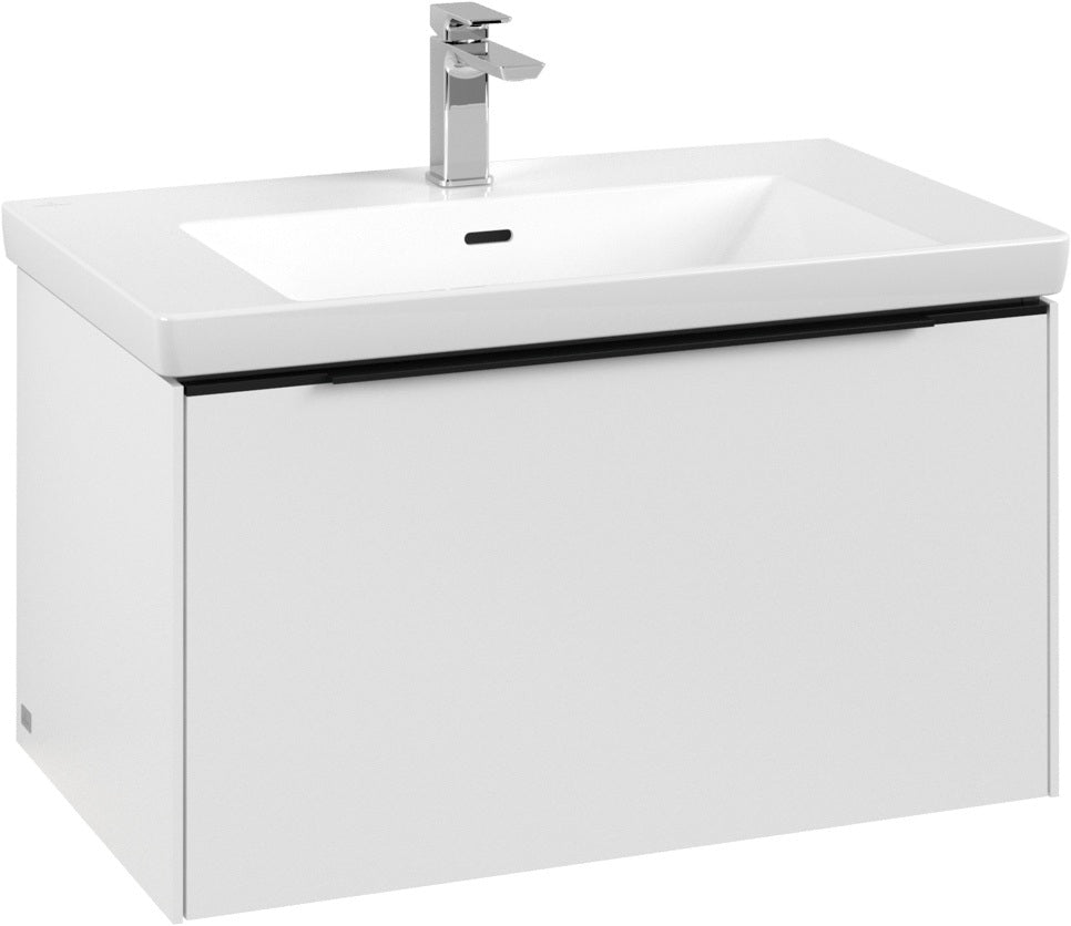 Villeroy & Boch Waschtischunterschrank Subway 3.0 C 573L0 Brilliant White mit Beleuchtung