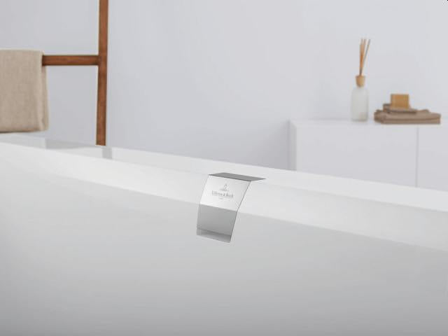 Villeroy & Boch Squaro Edge 12 Badewanne 1800x800mm Oval Weiß Alpin – Quaryl Einbauwanne