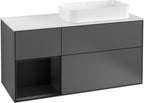 anthrazit / Mitteldichte Faserplatte (MDF) / F271P D