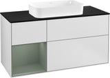 Villeroy & Boch Finion Waschtischunterschrank 1200 mm Glossy White Lacquer mit LED-Beleuchtung