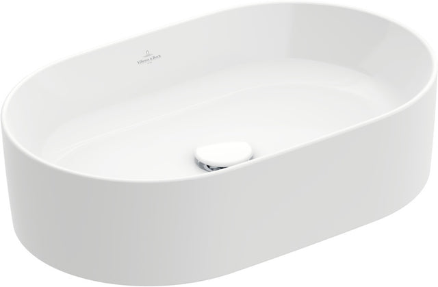 Villeroy & Boch Aufsatzwaschbecken Collaro 4A1956 560 x 360 mm Oval Weiß Alpin