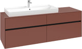 Villeroy & Boch Waschtischunterschrank Collaro C029 B0 1600 mm White Oak mit Beleuchtung