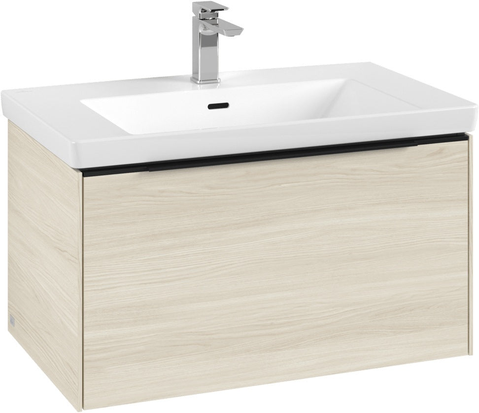 Villeroy & Boch Waschtischunterschrank Subway 3.0 C 573L0 Brilliant White mit Beleuchtung