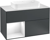 Villeroy & Boch Waschtischunterschrank Finion G241GF Glossy White Lacquer 1000 mm mit Beleuchtung